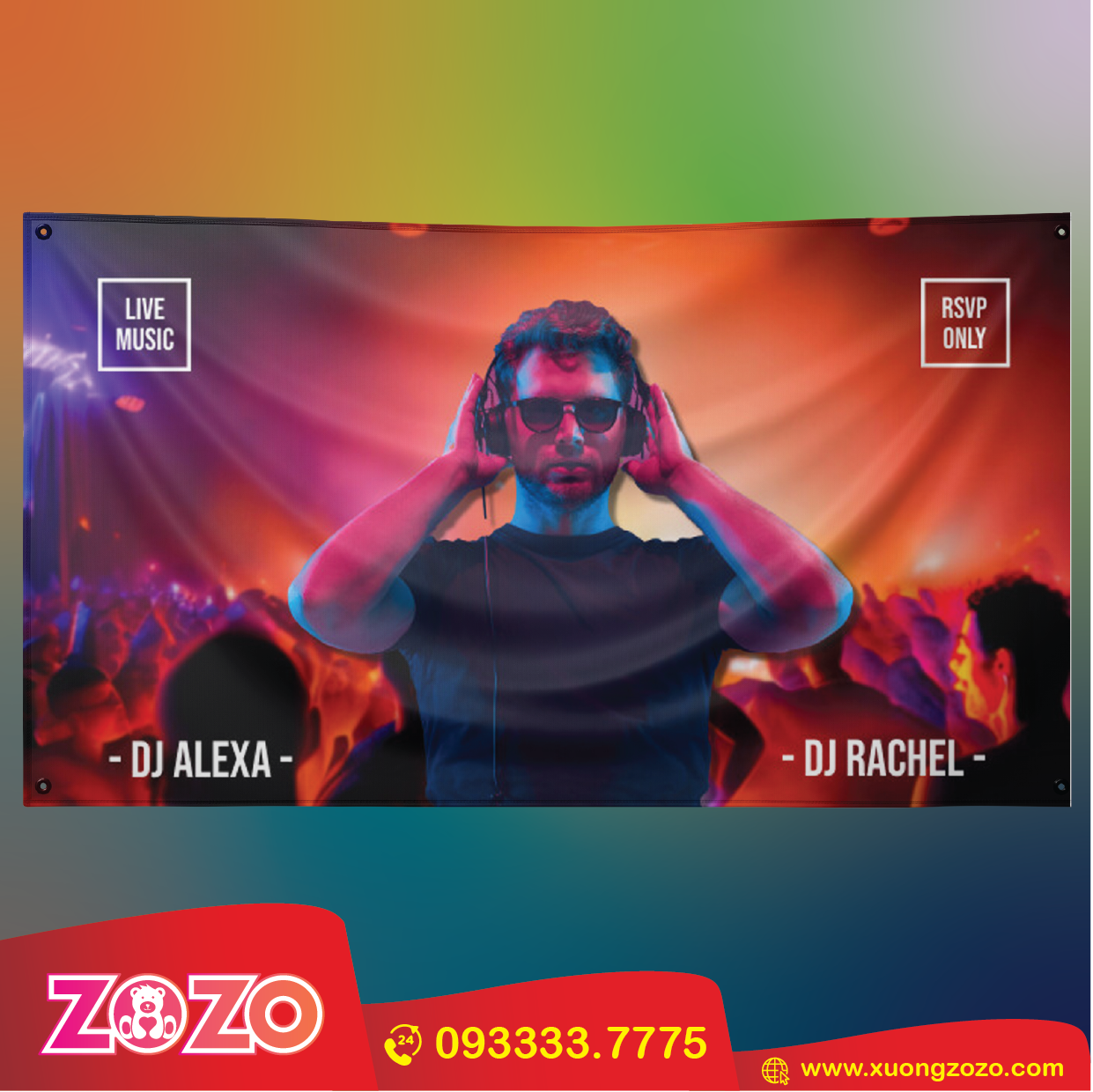 Cờ Idol In theo yêu cầu