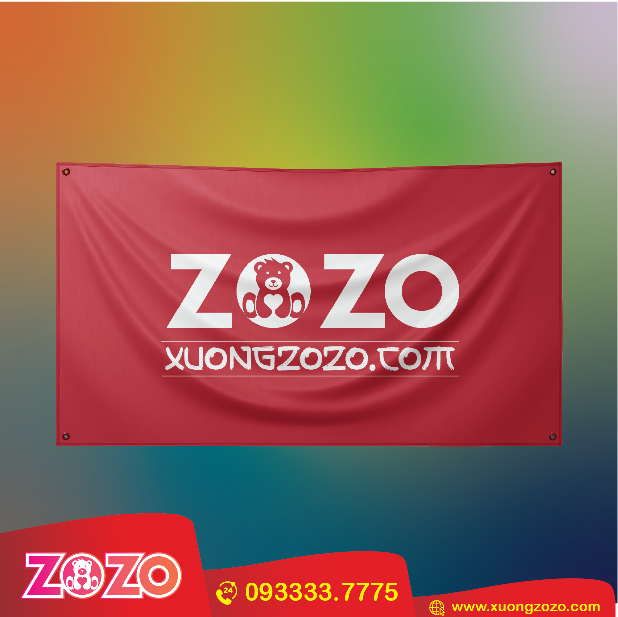 Cờ in theo yêu cầu