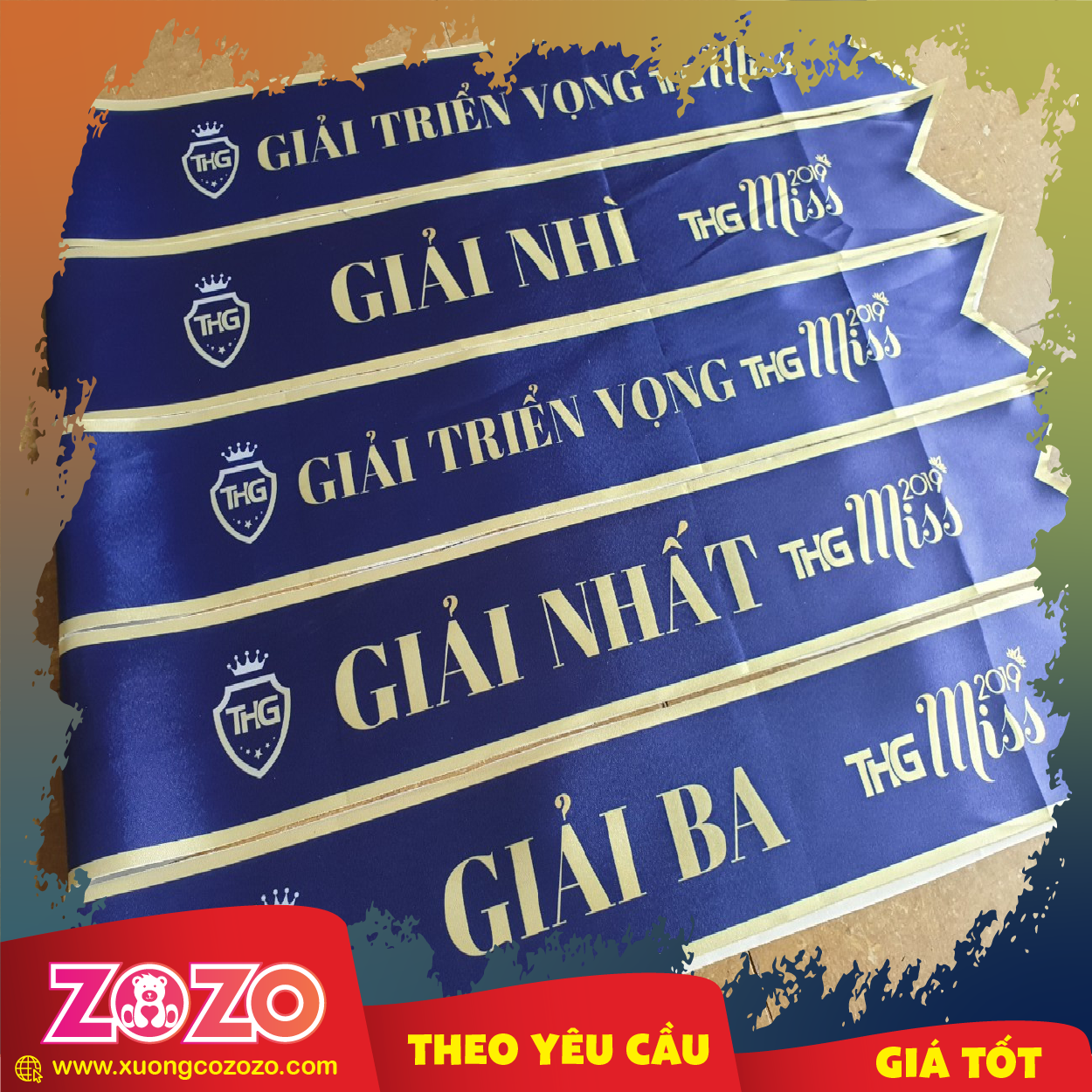 Băng đeo chéo sự kiện hội nghị