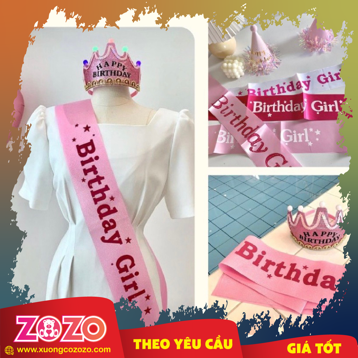 Băng đeo chéo sự kiện giá sỉ