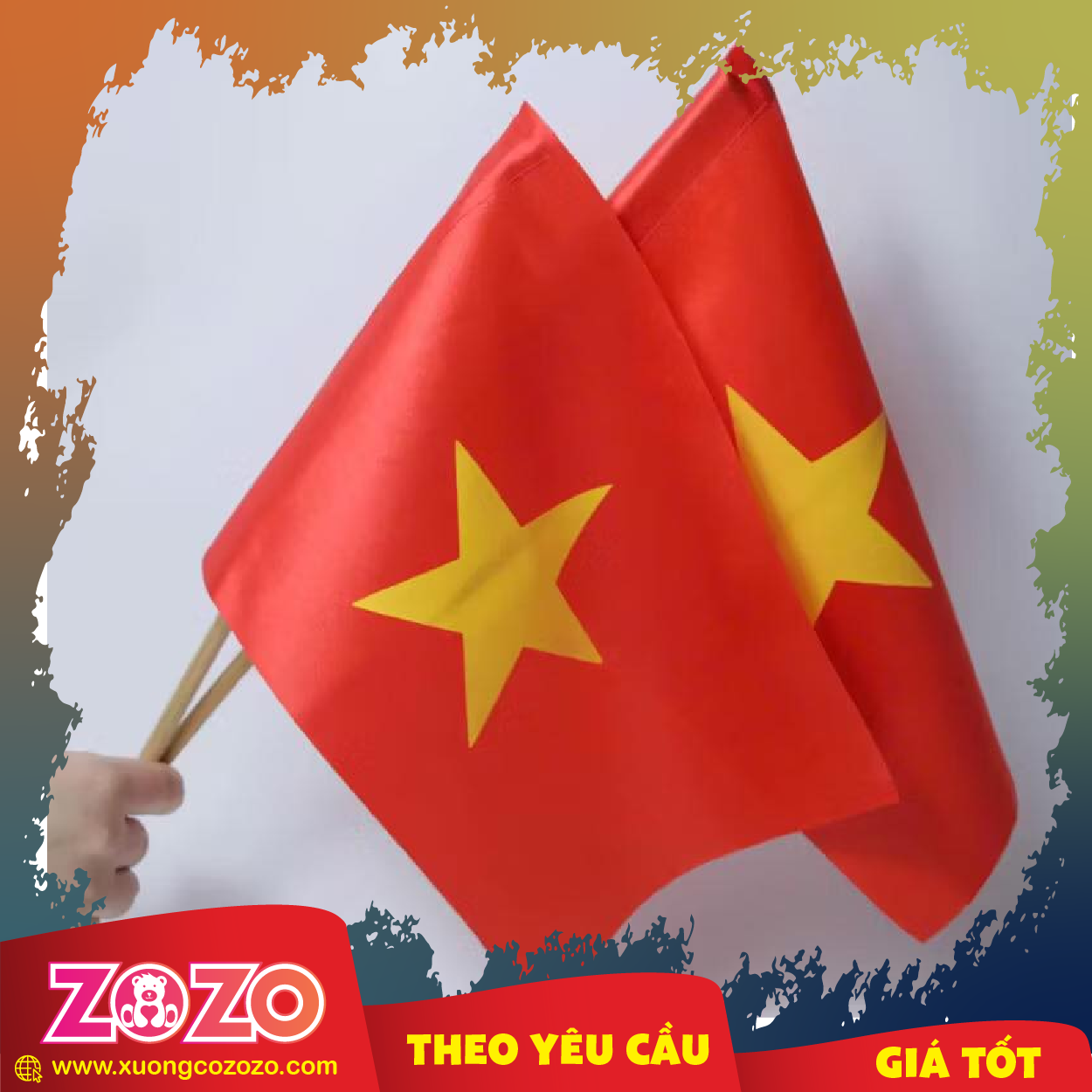 Bán Sỉ Cờ Cầm Tay Size Nhỏ – Giá Tốt, Chất Lượng Cao Tại ZOZO