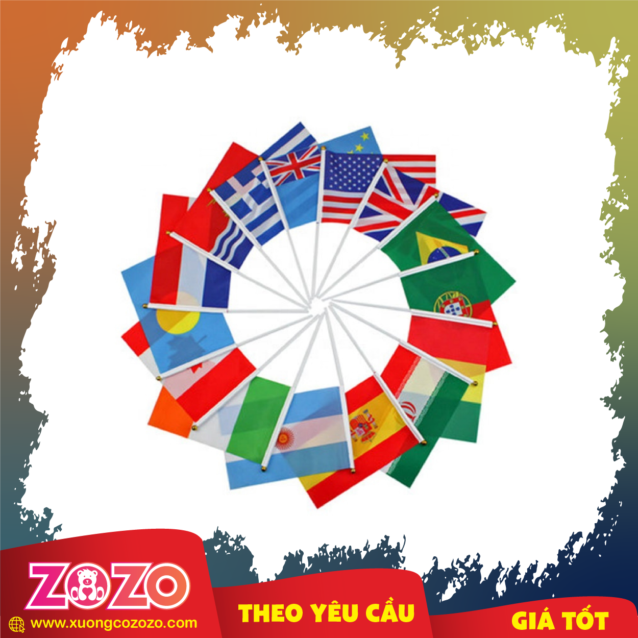 Cờ cầm tay các nước