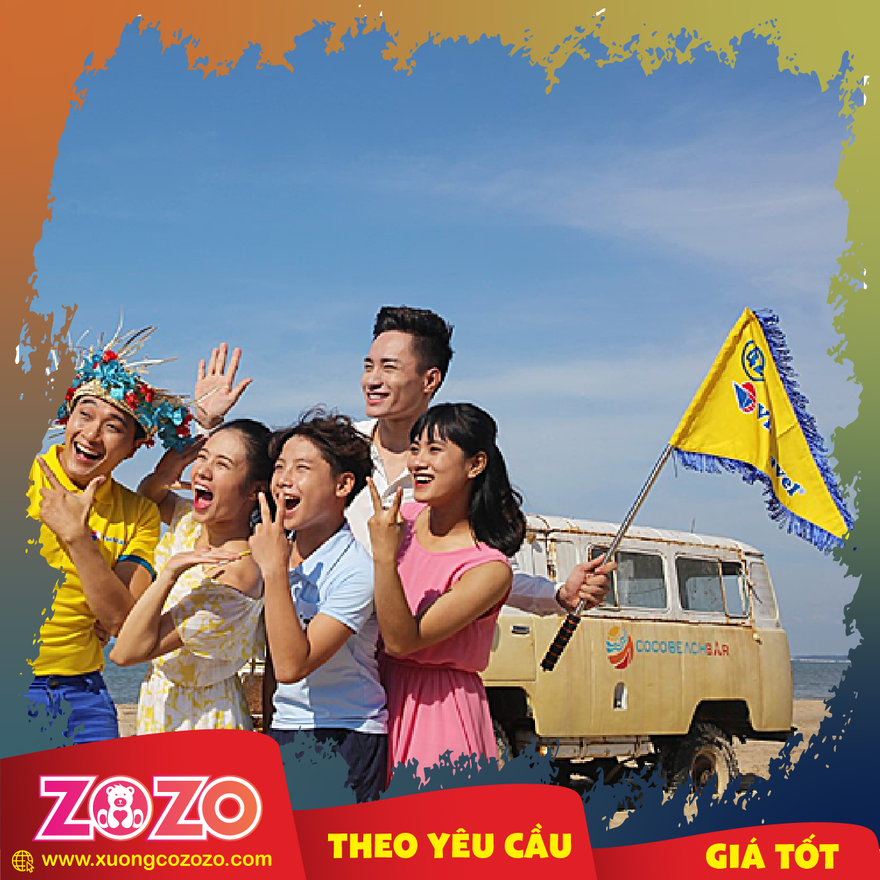 Cờ du lịch in theo yêu cầu