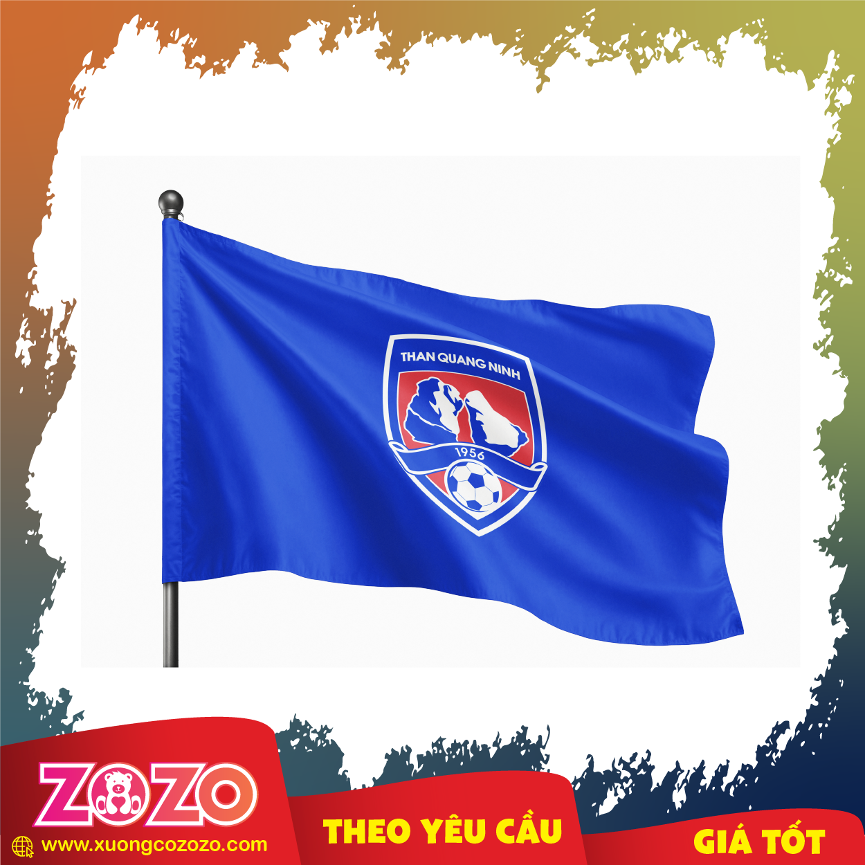 May cờ In Logo công ty