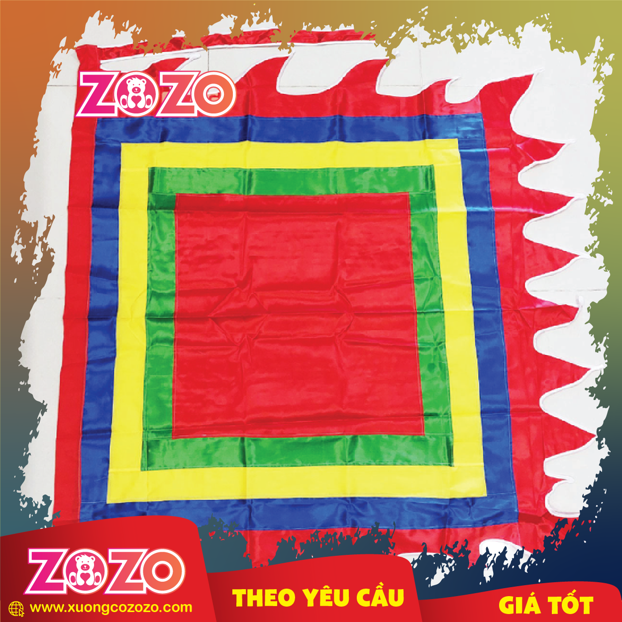 Cờ lễ hội Việt Nam -03 Co le hoi Viet Nam 03