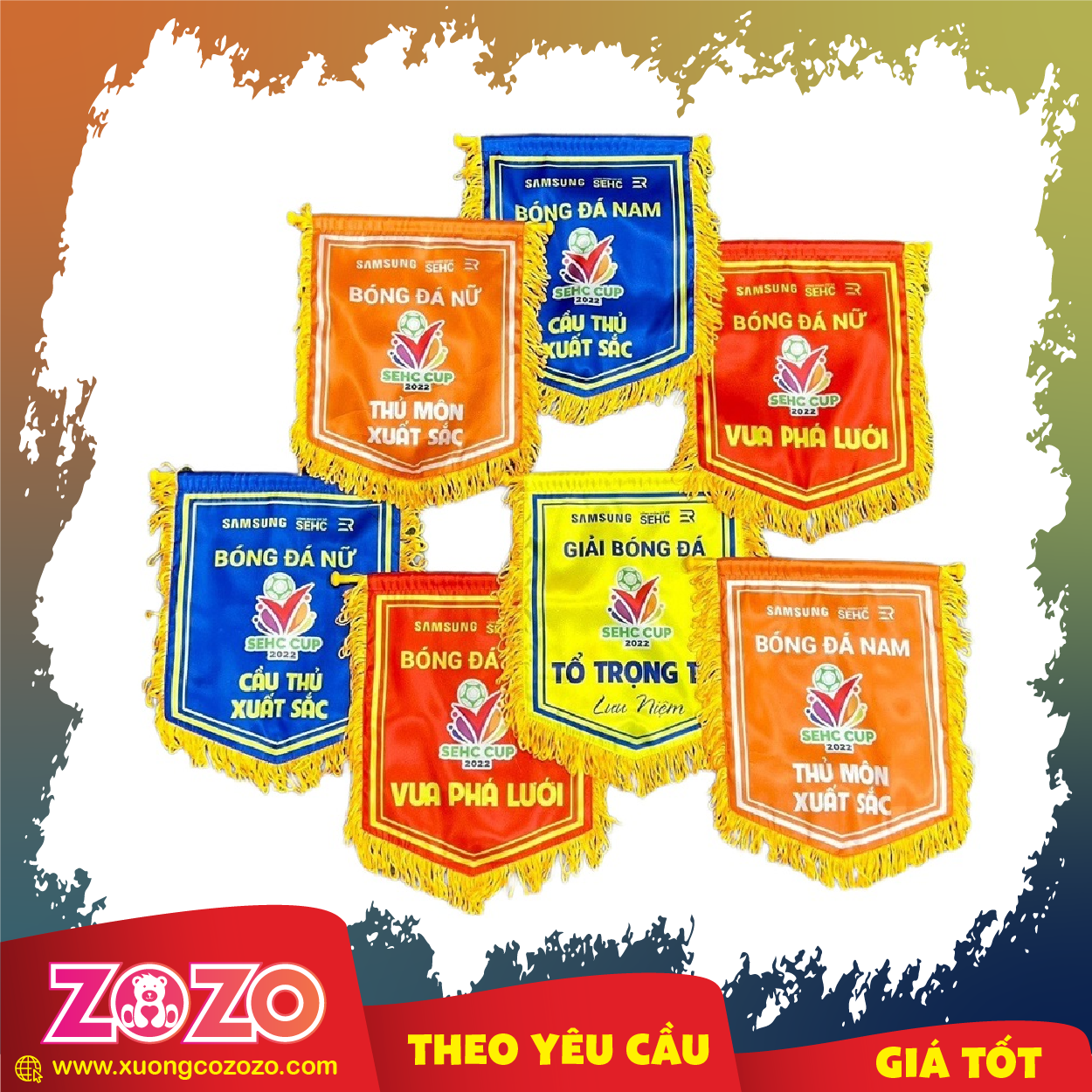 Cờ lưu niệm thể thao