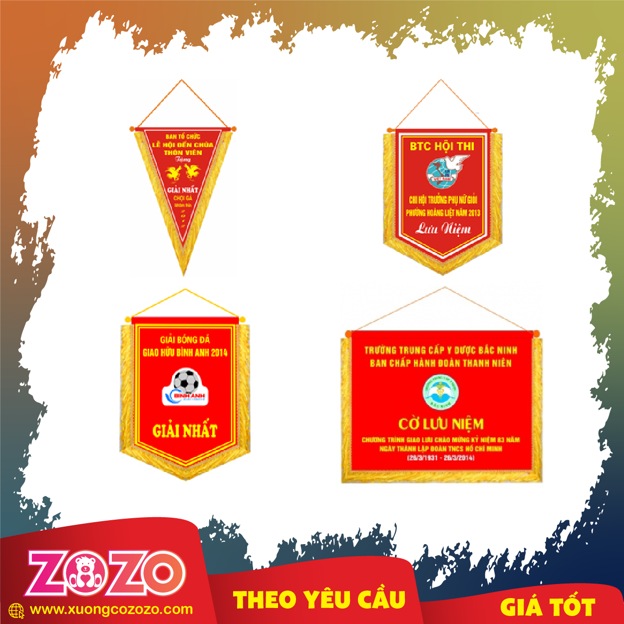 Cờ lưu niệm công ty