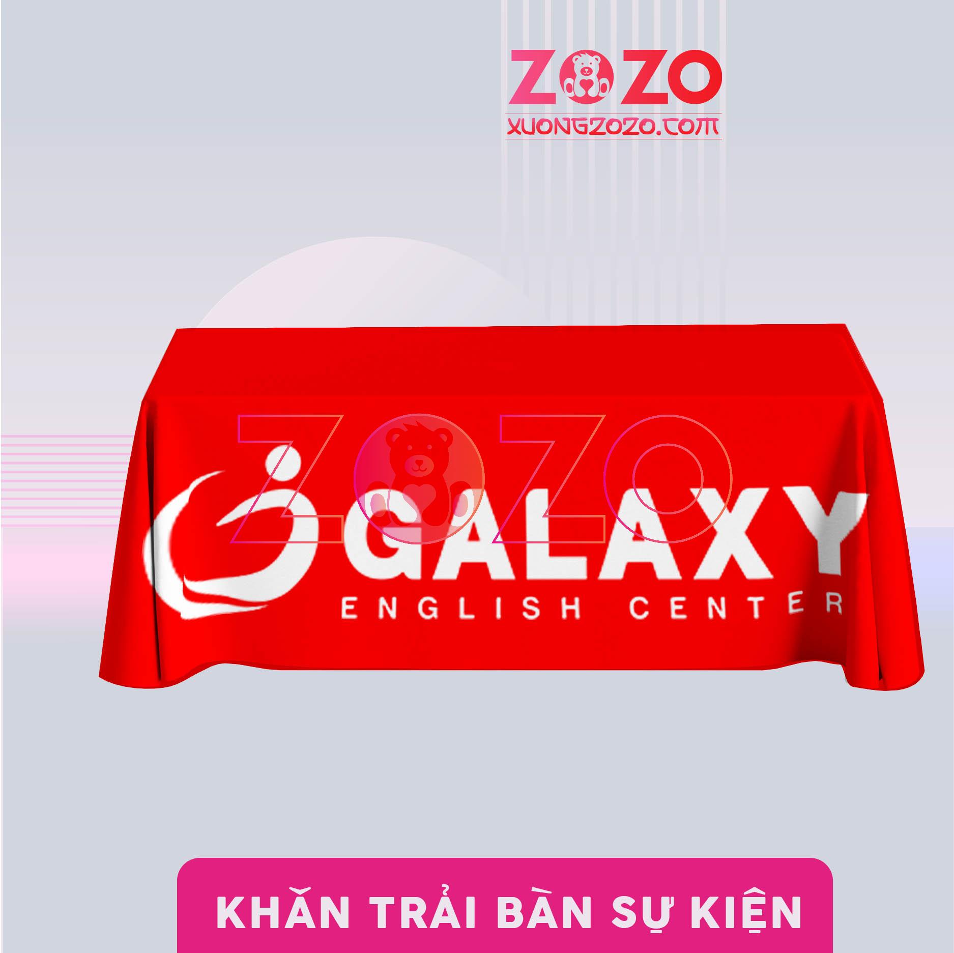 Khăn trải bàn in logo  giá rẻ